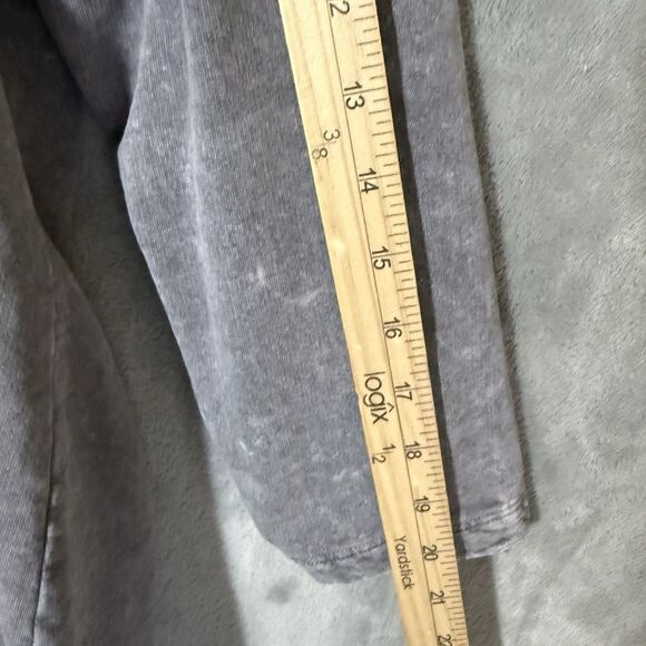 Ali Miles Women L Winter Dogs Print Top Christmas Tree Sweater 3/4 Sleeves Gray - Picture 8 of 9